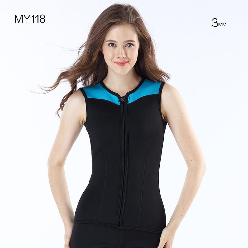 3mm Neoprene Sleeveless Wetsuit Vest Diving Snorkeling Surfing Water Sports Men Adult Thermal Protection