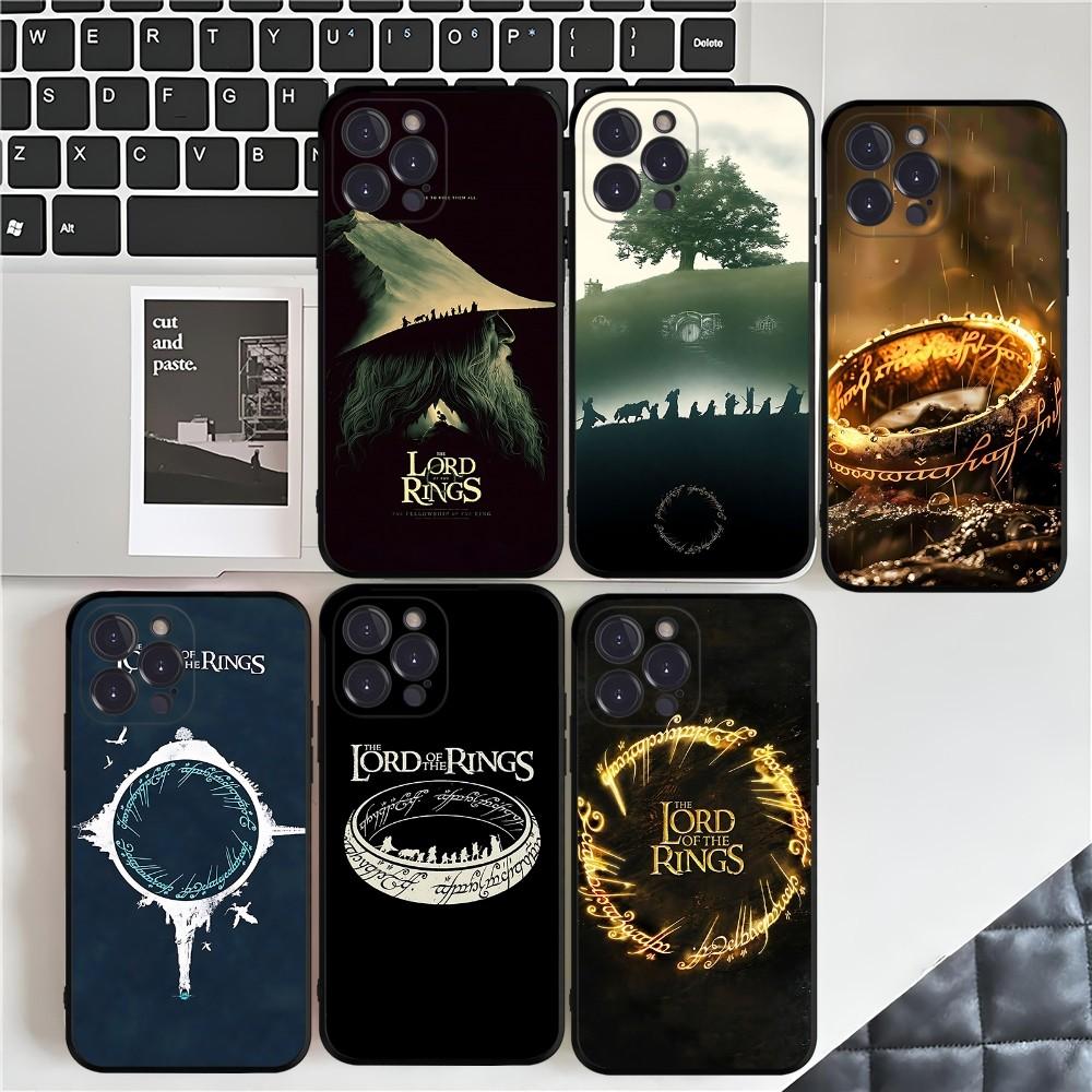 Чехол для телефона Властелин Колец R-Rings для IPhone 16 15 8 7 6 6S Plus X SE XR XS 14 11 12 13 Mini Pro Max