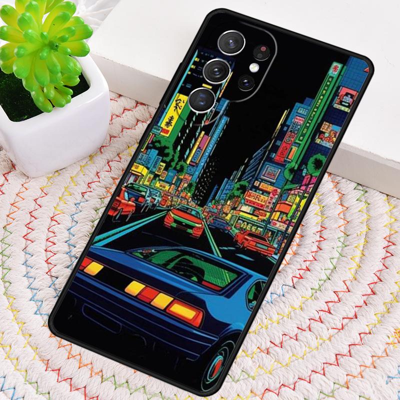 Чехол для телефона City Pop Art At Night для Samsung Galaxy note 10 pro S26 Ultra S23 S24 FE S25 S21 S22 PLUS ударопрочный