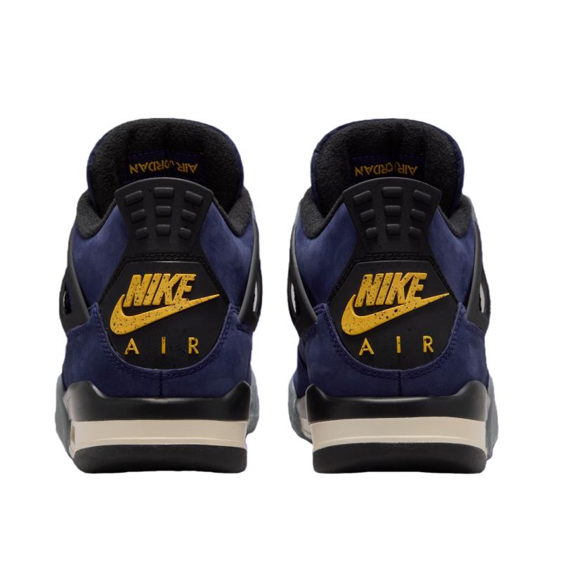 Jordan Детские баскетбольные кроссовки Air Jordan 4 Низкие Императорский фиолетовый Подростковые IB4171-500