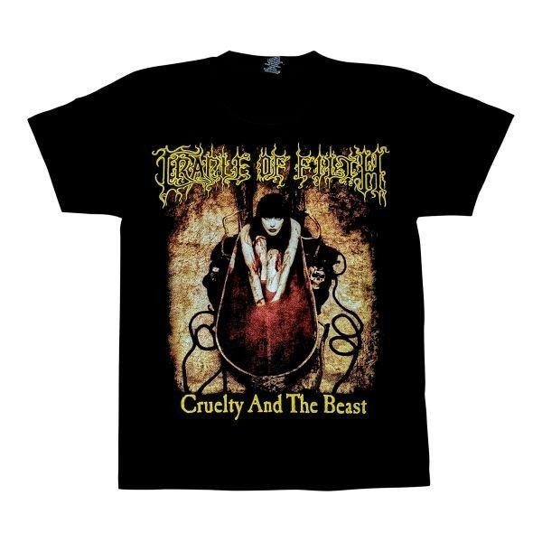 Unisex shirt Cotton Oversize Large Size Rare Cradle of Filth Shirt Cruelty and The Beast Full Size BL327