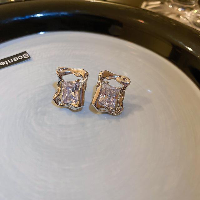 Модные серьги для женщин, серьги-иглы с кристаллами серебра 925 пробы, женские ювелирные изделия, подарок на годовщину, ювелирные аксессуары