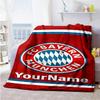 Fc Bayern München 8 Personalized Name Blanket Throw Customizable Blanket Warmthful Decor Great for Living Room Couch Office Office Chair