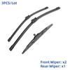3 шт. для Ford Focus C-Max MK1/C-Max MPV MK1 2003-2010 26 "19" 11 "передние и задние щетки стеклоочистителя лобовое стекло резак для окон аксессуары 2008 2009