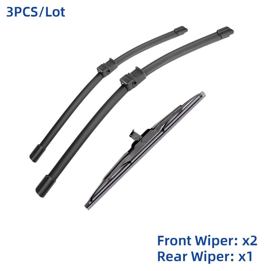 3 шт. для Ford Focus C-Max MK1/C-Max MPV MK1 2003-2010 26 "19" 11 "передние и задние щетки стеклоочистителя лобовое стекло резак для окон аксессуары 2008 2009