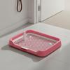 Indoor Dog Potty with Mesh Panel Easy to Clean Indoor Dog Potty Tray Puppy Training Toilet Fast Drainage Pet Supplies