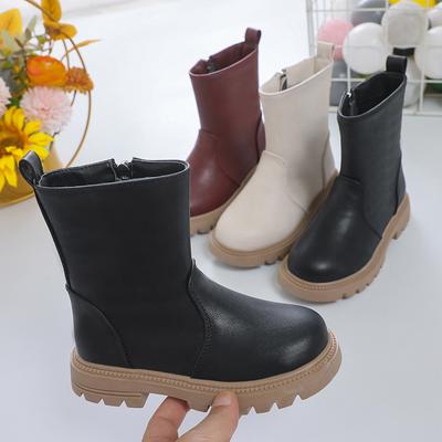 Осенние и зимние сапоги средней и большой высоты ботинки martin