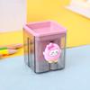1pc Creative Pencil Sharpeners Ins Korean Fashion Geometry Style Morandi Color Sharpener Back To School Office Accessories
