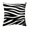 New Home Soft Decoration Geometric Milk Print Leopard Print Zebra Short Plush Ultra Soft Pillow Cushion Cover (Without Pillow Core)