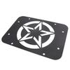 1PC Tailgate Vent Cover Plate, Spare Tire Carrier, Delete Plate for Jeep Wrangler JK JKU 2007-2018 (JK Star)