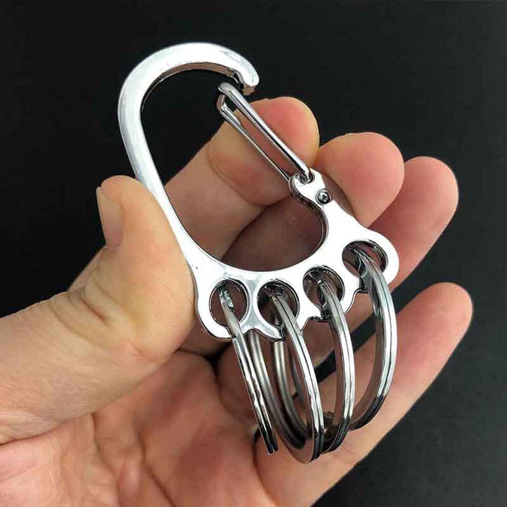 Hanging Metal Key Ring Holder Buckle Big Feet Key Chain Car Keyring Car Key Clip Key Ring Holder