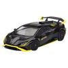 TrueScale Miniatures MINI GT 1/64 Lamborghini Huracan STO Nero Noctis Right-Hand Drive Finished Product