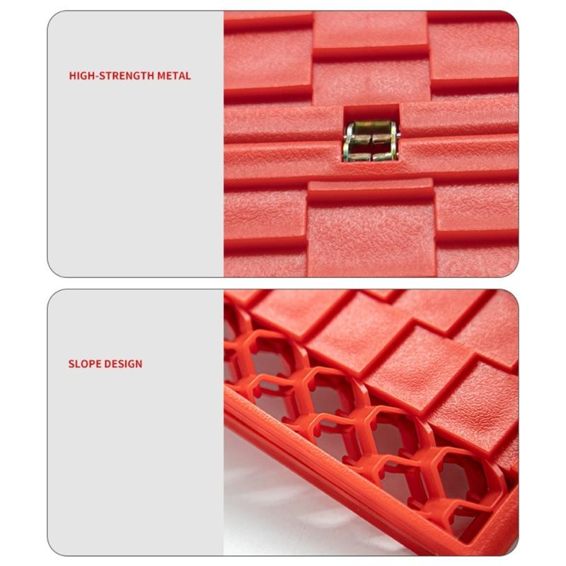 Складной автоматический тяговый коврик для сцепления с шинами, автомобильный побег, экстренный внедорожный тяговый инструмент, работа для снега, льда, грязи и песка