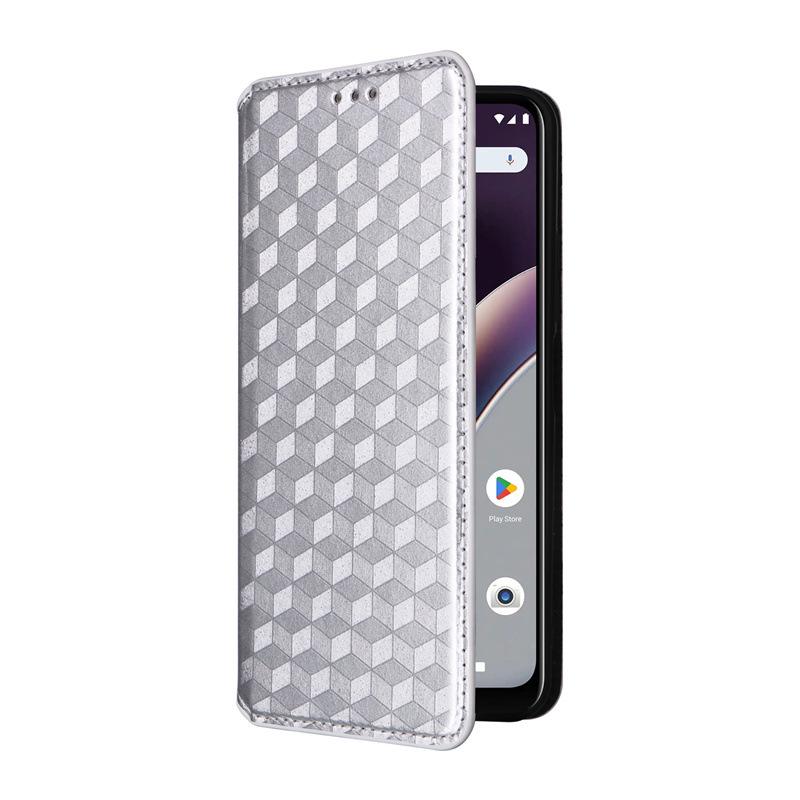 Совместимо с BLU G53/G64: Кожаный чехол для телефона с слотом для карт, подставкой, магнитной застежкой, многофункциональная защитная обложка.
