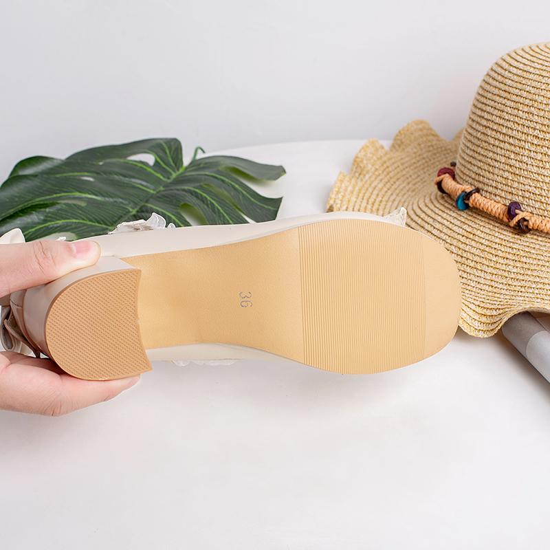 Свадебные туфли в стиле «Лолита» с оборками и бантом, кружевные, женские, на высоком каблуке, платье принцессы, розовое, большие размеры 34-48