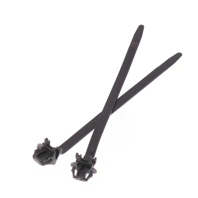 10PCS New Nylon Plastic Vehicle Motocycle Cable Tie Car Wiring Harness Retainer Clip Push Mount Auto Fasteners Black Color