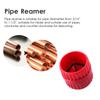 Набор для очистки медных труб и развертки 4-в-1. Инструмент для полировки трубок, снятия фаски, внутренняя и внешняя часть трубы.