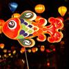 Carp Lantern DIY Handheld Chinese New Year LED Fish Lantern for Party Traditional Festival Decorations