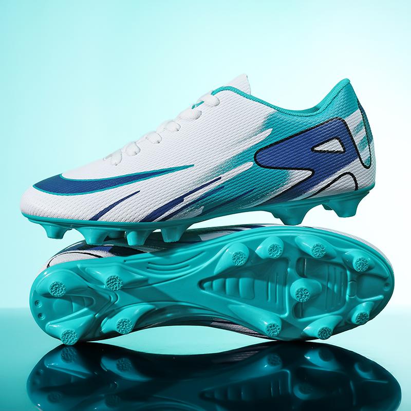 Новые мужские футбольные бутсы Мягкие тренировочные Профессиональные футбольные бутсы Унисекс Ультралегкие Дышащие Спортивные Шипы для травы Матчевые Кроссовки