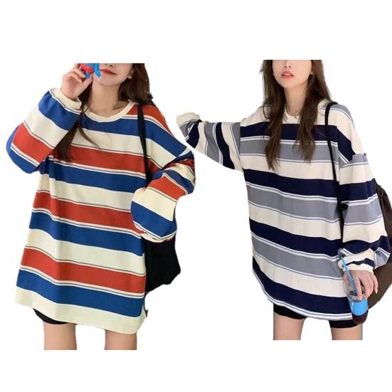 Тонкий пуловер в полоску, мягкий эластичный и стильный женский топ свободного кроя для максимального комфорта