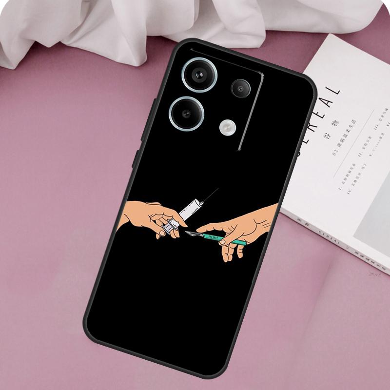 Медицина Врач Медсестра Чехол Для Xiaomi Redmi Note 14 13 12 11 10 9 15 Pro Plus Redmi 15C 14C 10C 12C 13C 15 Обложка