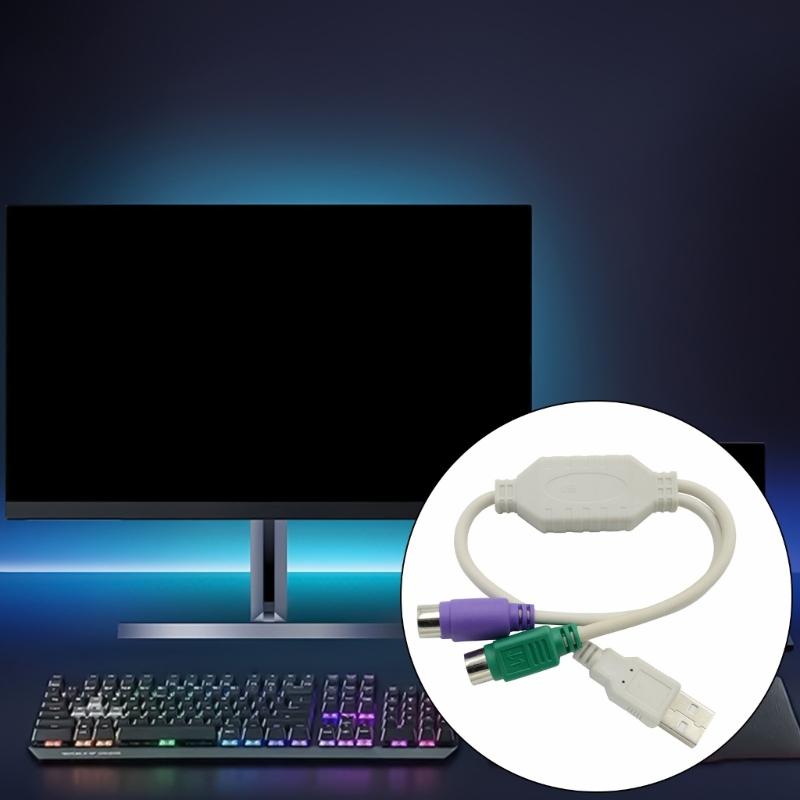 USB2.0 A Male на PS2 с поддержкой мыши и клавиатуры для сканирования PS2 в USB-адаптер Кабель-адаптер