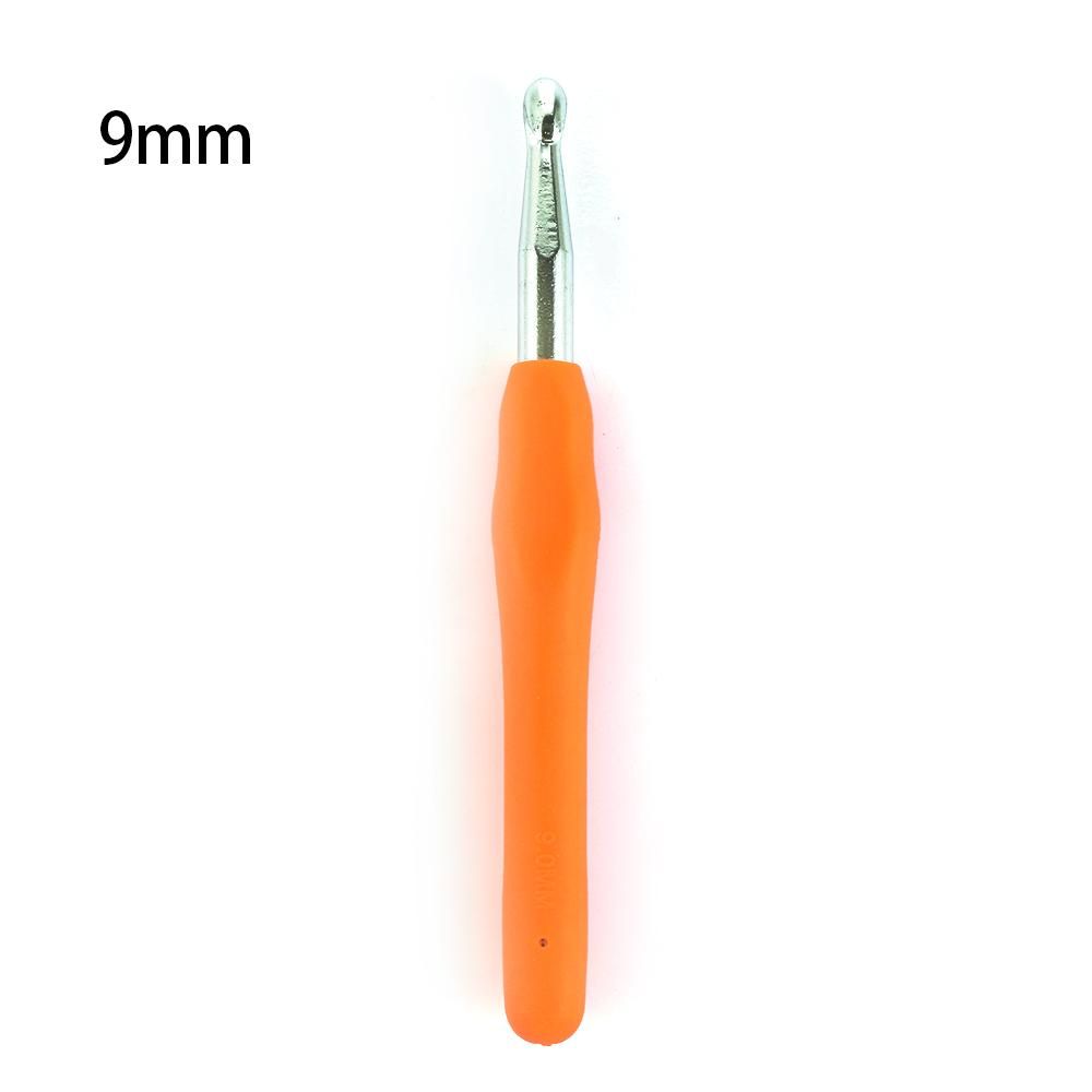 2.0-10mm Multicolor Craft Tools Ergonomic Handle Weave Yarn Knitting Needles Crochet Hook Aluminum