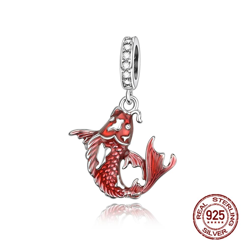 Серия Океан Подвески-шармы DIY Оригинальная медная морской конек медуза морской лев подвески подходят для браслета ювелирный подарок маркировка