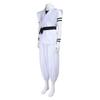 Anime spell back to war cos suit two-sided Nuo white kung fu suit, comics cosplay cosplay costume