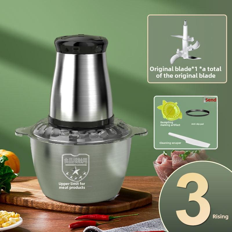 Stainless Steel Meat Grinder Multifunction Food Processor Vegetable Cutter High Power Home Meat Mincer
