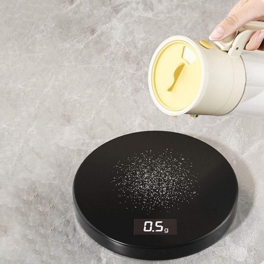 Quantitative Control 2 In 1 Salt Container 0.5g Glass Seasoning Box for Sugar Salt