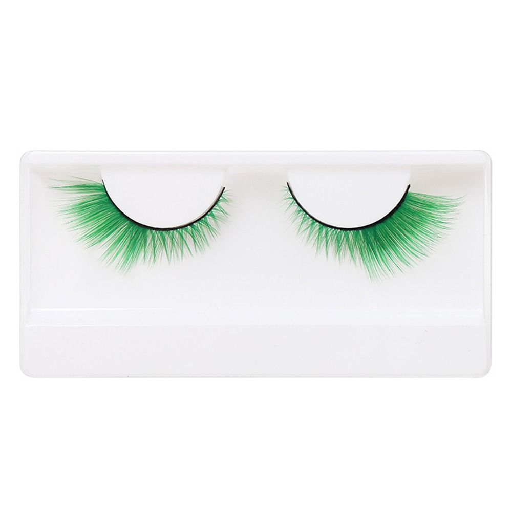 1 Pairs Masquerade Colorful False Eyelashes Eyelash Extension for Cosplay Party Stage Masquerade