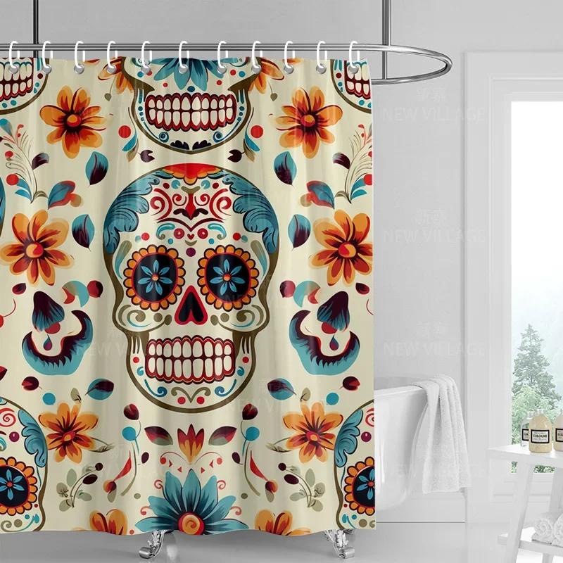Rideaux De Douche À Absorption D'Eau, Tissu Impermable, Style Nordique Moderne,, Pour La Maison Et La Salle De Bain