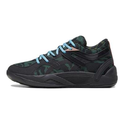 Кроссовки унисекс TRC Blaze Court Camo Черный Мирт Темно-гвоздичный 379087-01