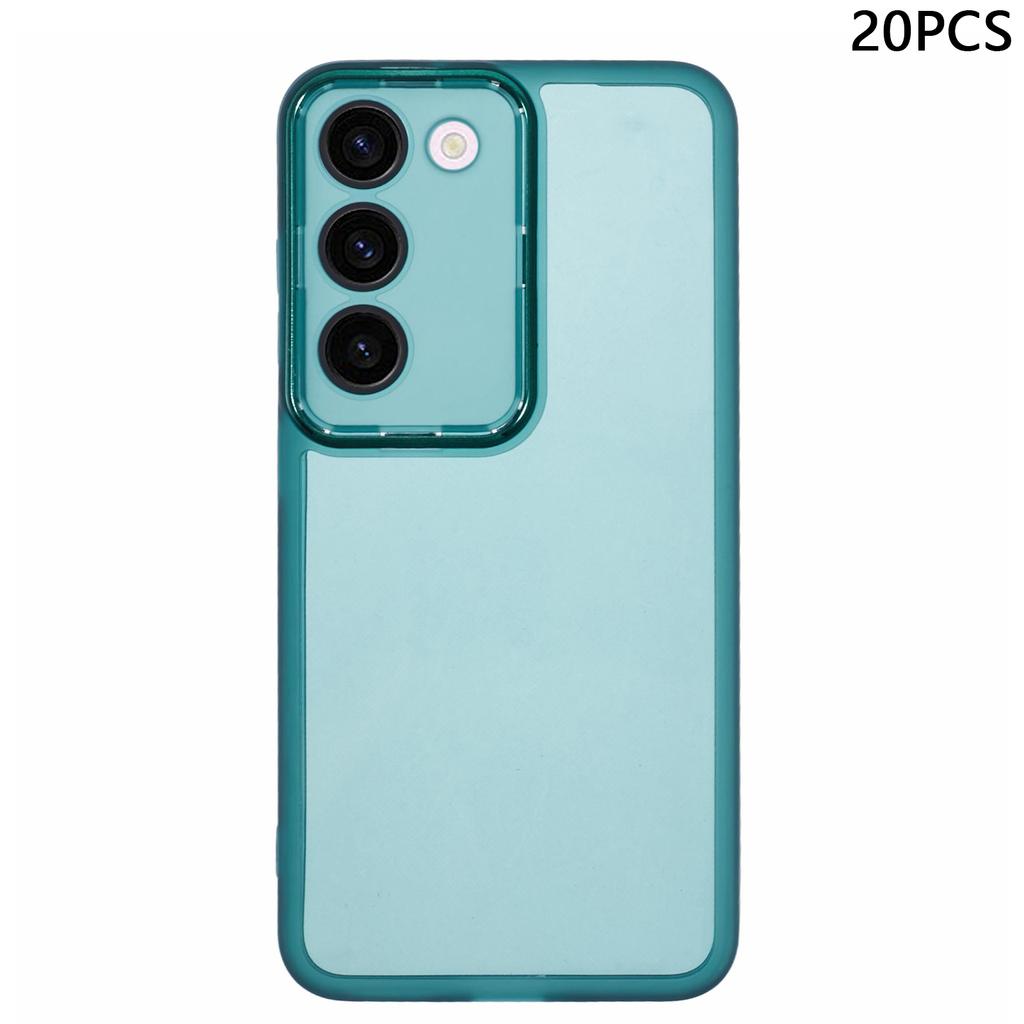 Bulk Purchasing 20Pcs For Samsung Galaxy S22 5G Case Electroplated Camera Frame TPU Phone Cover Precise Cutouts