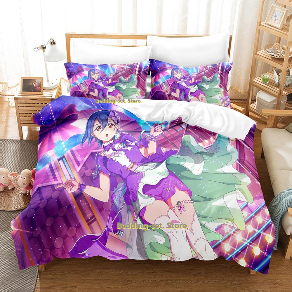 Новый комплект постельного белья Shiki Односпальный Twin Full Queen King Размер Комплект постельного белья для взрослых Детей Спальни Трех peças Костюмы Личность Аниме Постельное Белье Sh