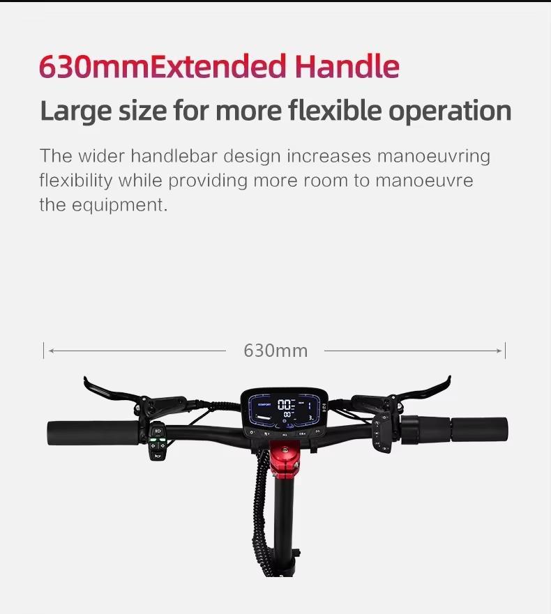 Boyuda's new electric scooter Q7Pro Max, equipped with 3200W dual motors, 52V28AH battery, application control, and silent tire scooter