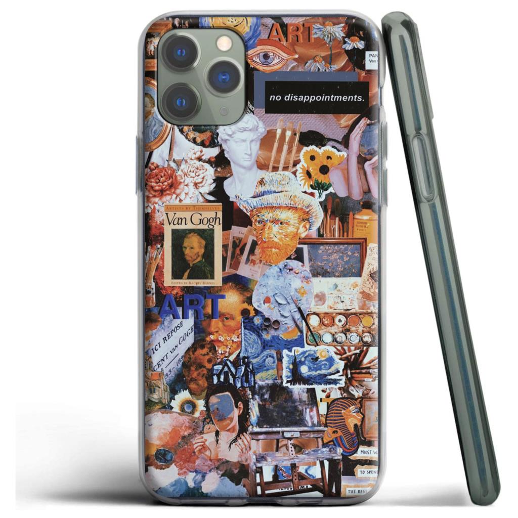 Силиконовый чехол с масляной живописью Ван Гога для Apple iPhone 12 13 Mini 11 Pro SE XS X XR Max 8 7 6S 6 Plus 5S