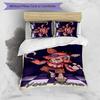 3pcs Custom Name Five Nights at Freddy's Bedding Set Duvet Cover Closure Includes 1 Duvet Cover & 2 Pillowcases for All Seasons Bedroom Decor