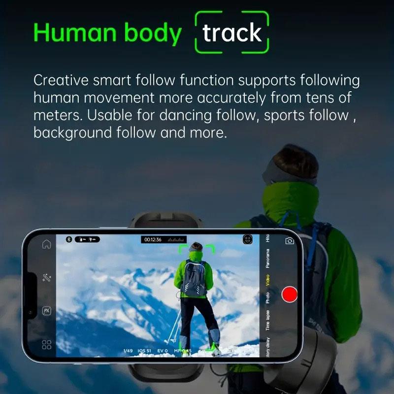 3-осевой ручной стабилизатор подвеса Складной смартфон Мобильный телефон Видеозапись Vlog PTZ Стабилизатор для iPhone Xiaomi Samsung