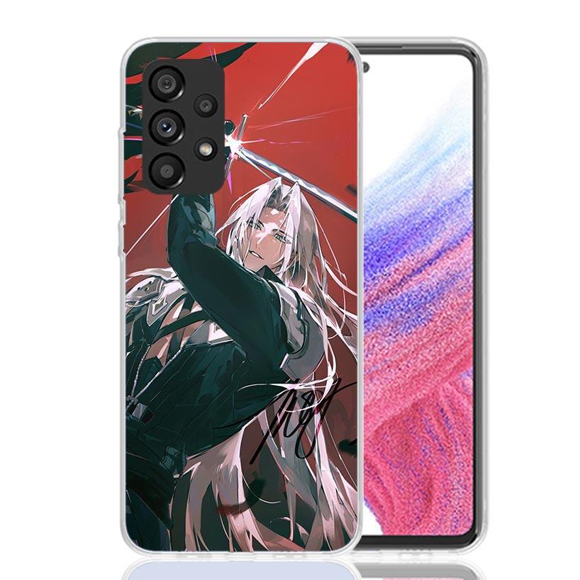 Чехол для телефона Аниме FINAL FANTASY 7 BloodyBeni Для Samsung Galaxy A17 A16 A14 A15 A13 A57 A56 A54 A55 A53 A37 A36 A34 A35 A33 A26 A