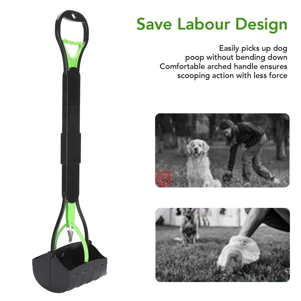 Складной совок для уборки собачьих какашек, многоцелевой, большой емкости, с длинной ручкой, для больших, средних и маленьких собак