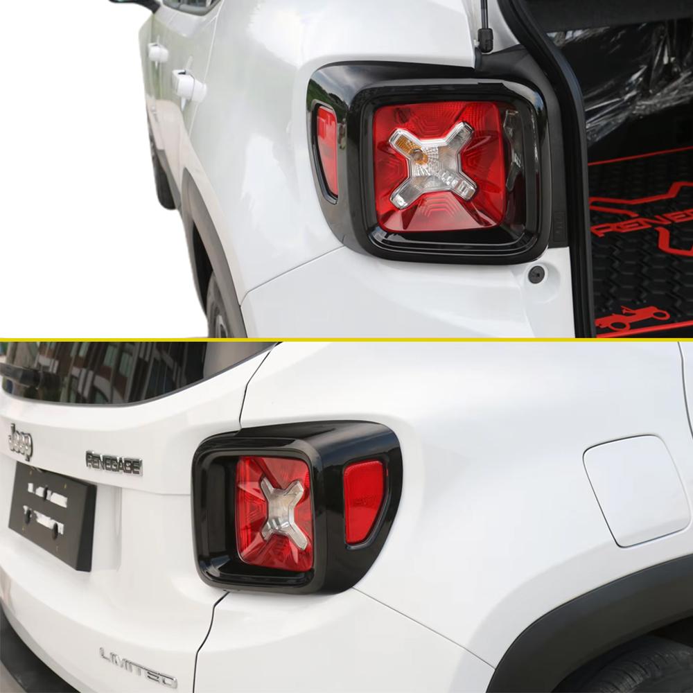 Защитная крышка заднего фонаря для Jeep Renegade 2016 2017 2018 Декоративная накладка на задний фонарь Стайлинг автомобиля Внешние аксессуары