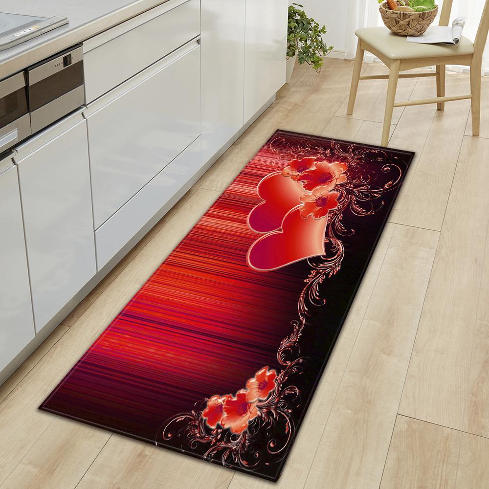 Kitchen Carpet Living Room Bedroom Floor Carpet Corridor Door Mat Door Bathroom Non-slip Floor Mat