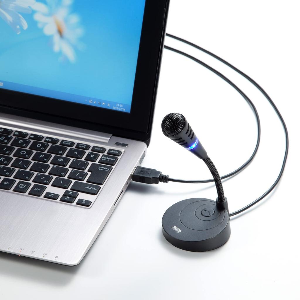 Sanwa поставляет USB-микрофон MM-MCU03BKN