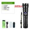 High Power Led Flashlight Rechargeable Long Range Tactical Torch Zoom Usb Hand Lantern for Camping, Outdoor & Emergency Use