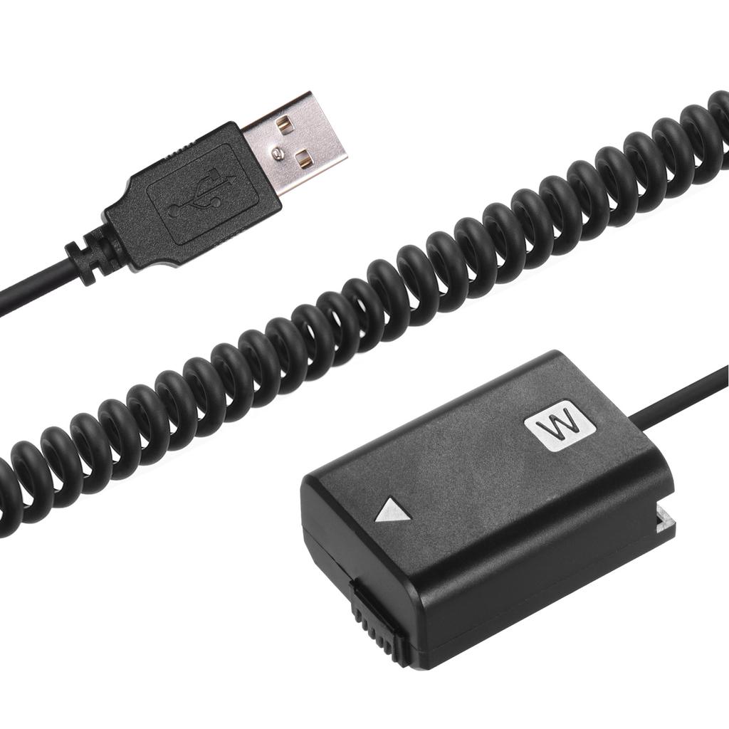 Npfw50 USB-эмулятор 5В Адаптер-соединитель аккумуляторного блока с гибким пружинным кабелем Совместим с