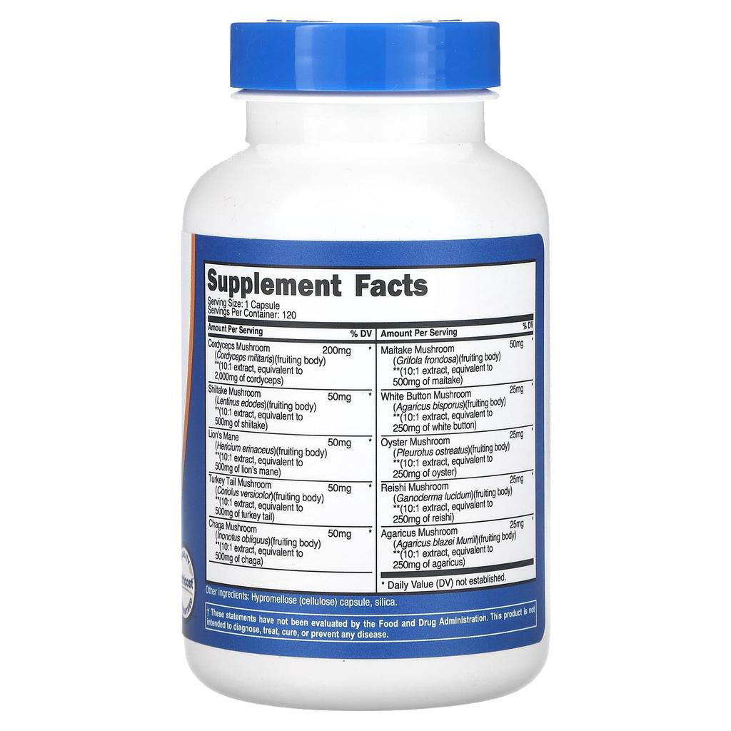 Mushroom Complex, 5,500Mg, 120 Capsules