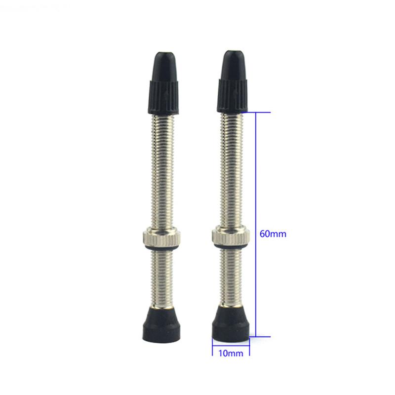 2 шт. 40/60 мм стержень из латунного сплава велосипедный F/V Presta бескамерный вентиль для шин дорожный велосипед