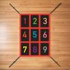 9-секционная нумерованная мишень для strike zone (Нет сети) Регулируемая мишень для питчинга Тренажеры для тренировки точности питчера для бейсбола и софтбола